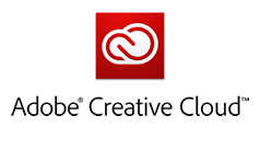 Image of Adobe Creative Cloud Logo visit their website button.